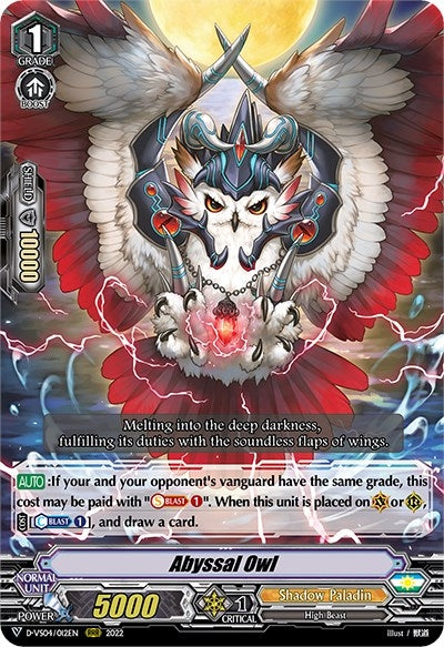 Abyssal Owl (4012) [D-VS04] - Cardfight Vanguard Single