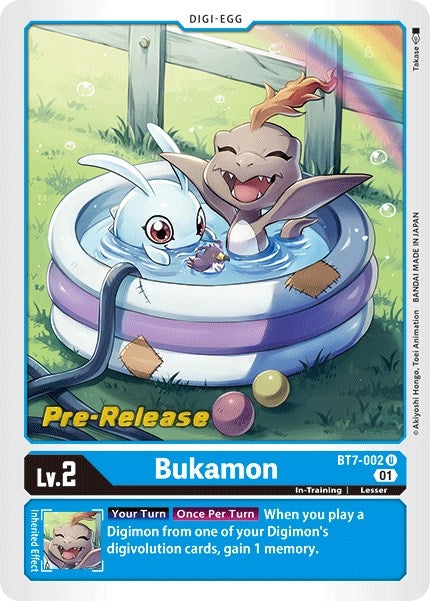 Bukamon (7002) [BT07_PR] - Digimon Card Game Single
