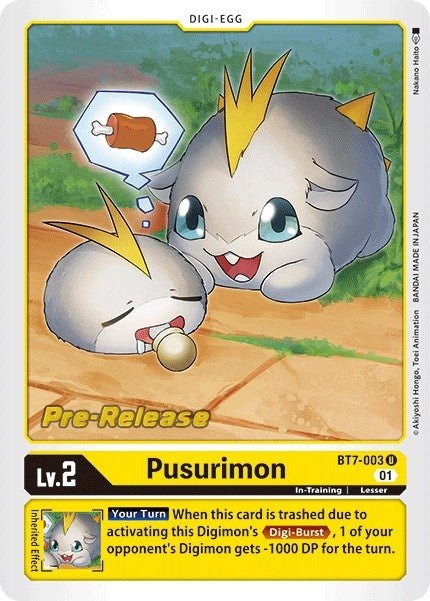 Pusurimon (7003) [BT07_PR] - Digimon Card Game Single