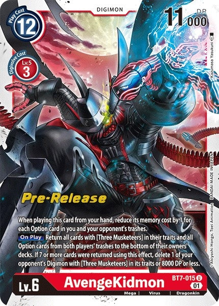 AvengeKidmon (7015) [BT07_PR] - Digimon Card Game Single