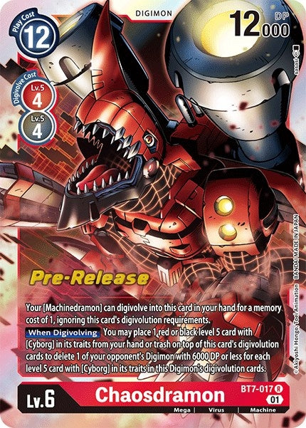 Chaosdramon (7017) [BT07_PR] - Digimon Card Game Single