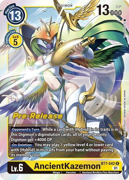 AncientKazemon (7042) [BT07_PR] - Digimon Card Game Single
