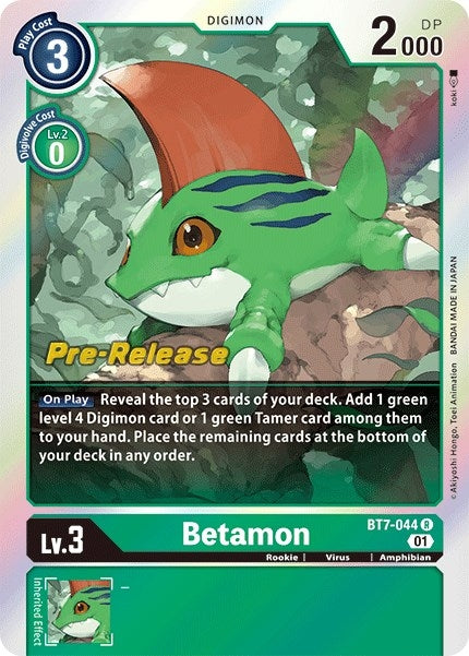 Betamon (7044) [BT07_PR] - Digimon Card Game Single