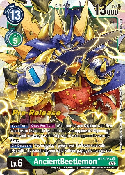 AncientBeetlemon (7054) [BT07_PR] - Digimon Card Game Single