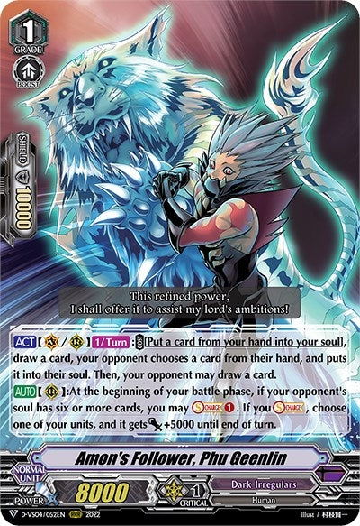 Amon’s Follower Phu Geenlin (4052) [D-VS04] - Cardfight Vanguard Single