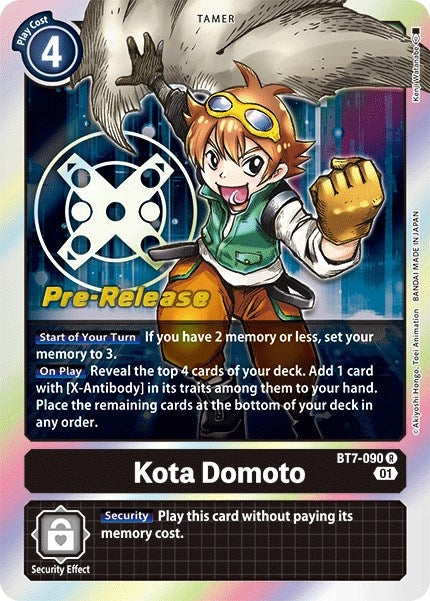 Kota Domoto (7090) [BT07_PR] - Digimon Card Game Single