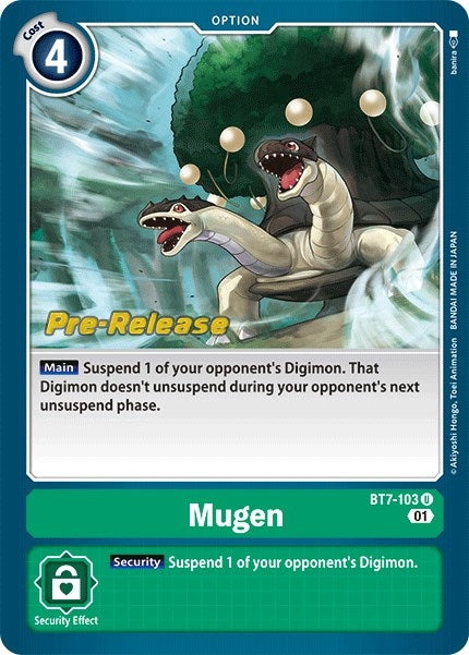 Mugen (7103) [BT07_PR] - Digimon Card Game Single