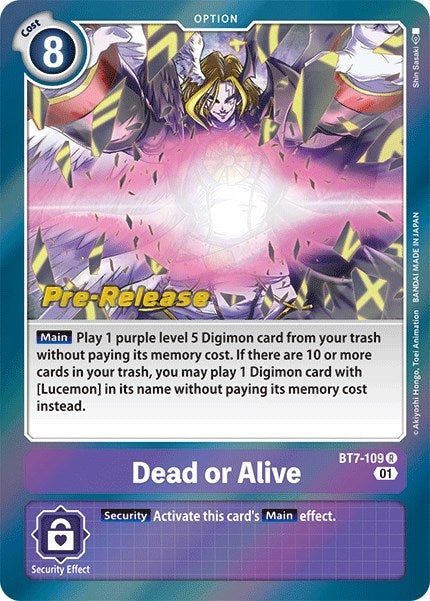 Dead or Alive (7109) [BT07_PR] - Digimon Card Game Single