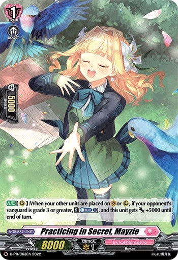 Practicing in Secret Mayzie (Holo Foil) (63) [D-PR] - Cardfight Vanguard Single