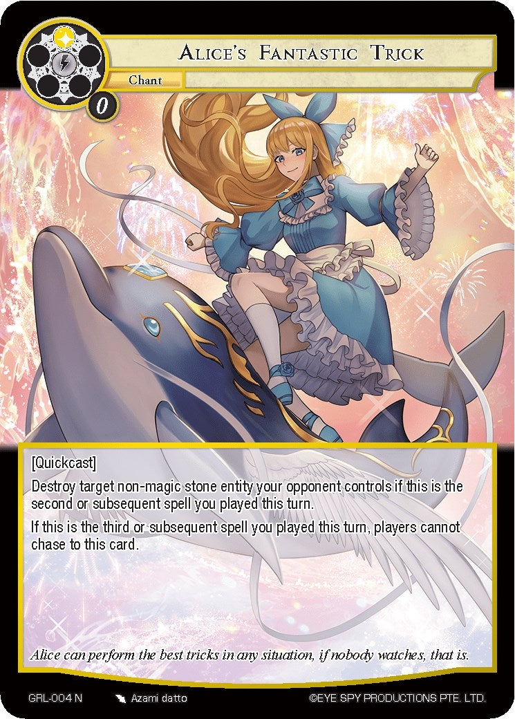 Alice’s Fantastic Trick (4) [GGR] - Force of Will Single