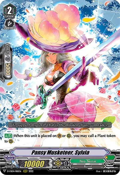 Pansy Musketeer Sylvia (4081) [D-VS04] - Cardfight Vanguard Single