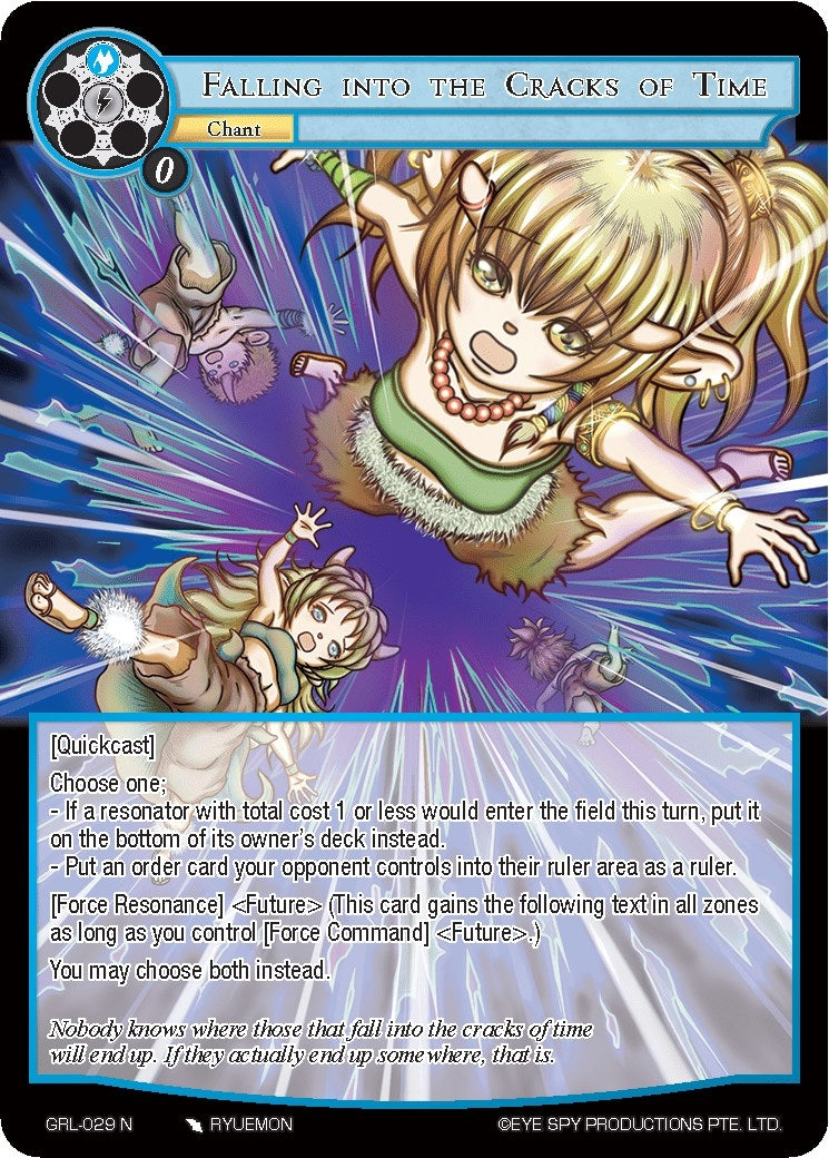 Falling into the Cracks of Time (29) [GGR] - Force of Will Single