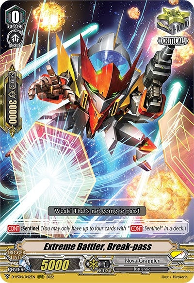 Extreme Battler Break-pass (4042) [D-VS04] - Cardfight Vanguard Single