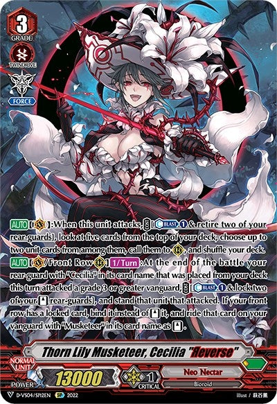 Thorn Lily Musketeer Cecilia ’Reverse’ (SP) (412) [D-VS04] - Cardfight Vanguard Single