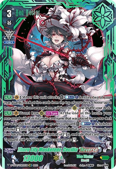 Thorn Lily Musketeer Cecilia ’Reverse’ (VSR) (403) [D-VS04] - Cardfight Vanguard Single