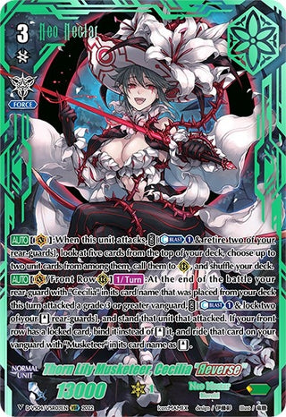 Thorn Lily Musketeer Cecilia ’Reverse’ (VSR) (403) [D-VS04] - Cardfight Vanguard Single