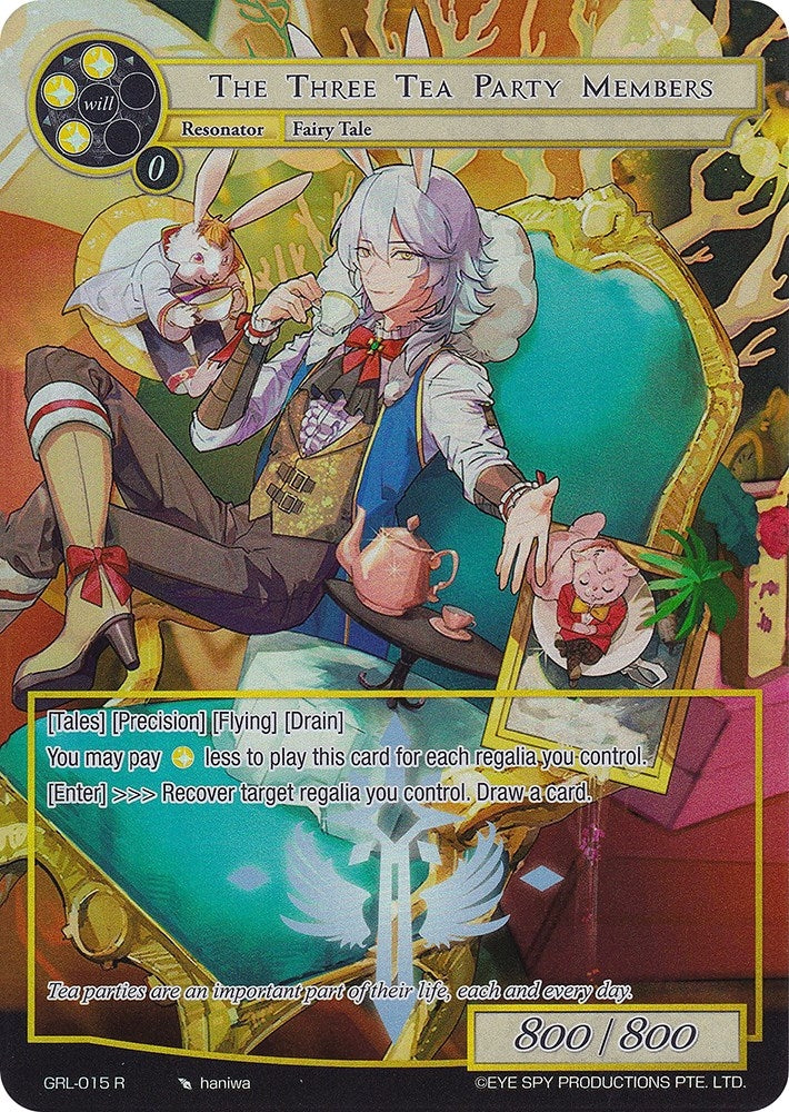 The Three Tea Party Members (Full Art) (15) [GGR] - Force of Will Single
