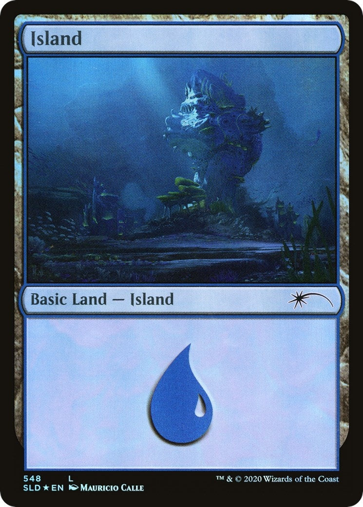 Island (548) (548) [SLD] - MTG Single
