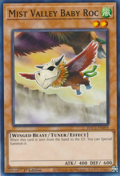 Mist Valley Baby Roc (1059) (HAC1) - YuGiOh Single