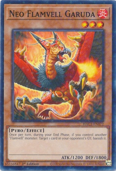 Neo Flamvell Garuda (Duel Terminal) (1072) (HAC1) - YuGiOh Single