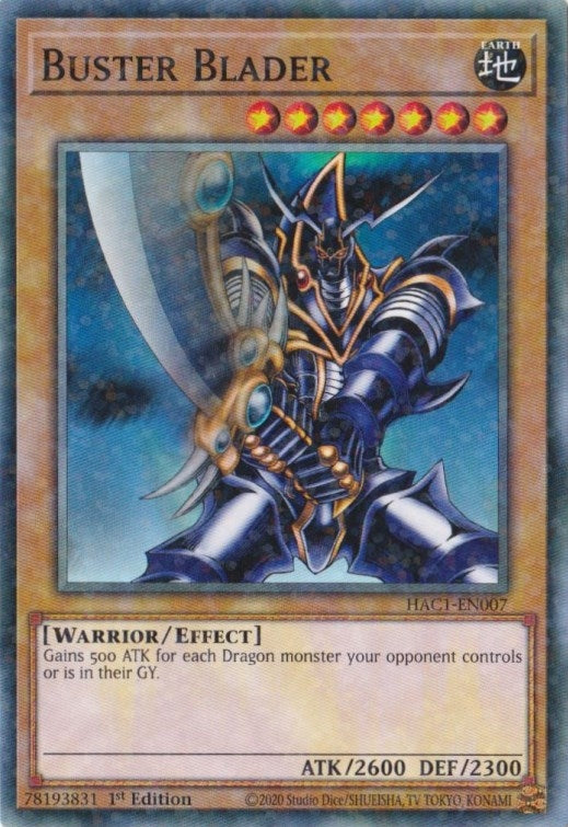 Buster Blader (Duel Terminal) (1007) (HAC1) - YuGiOh Single