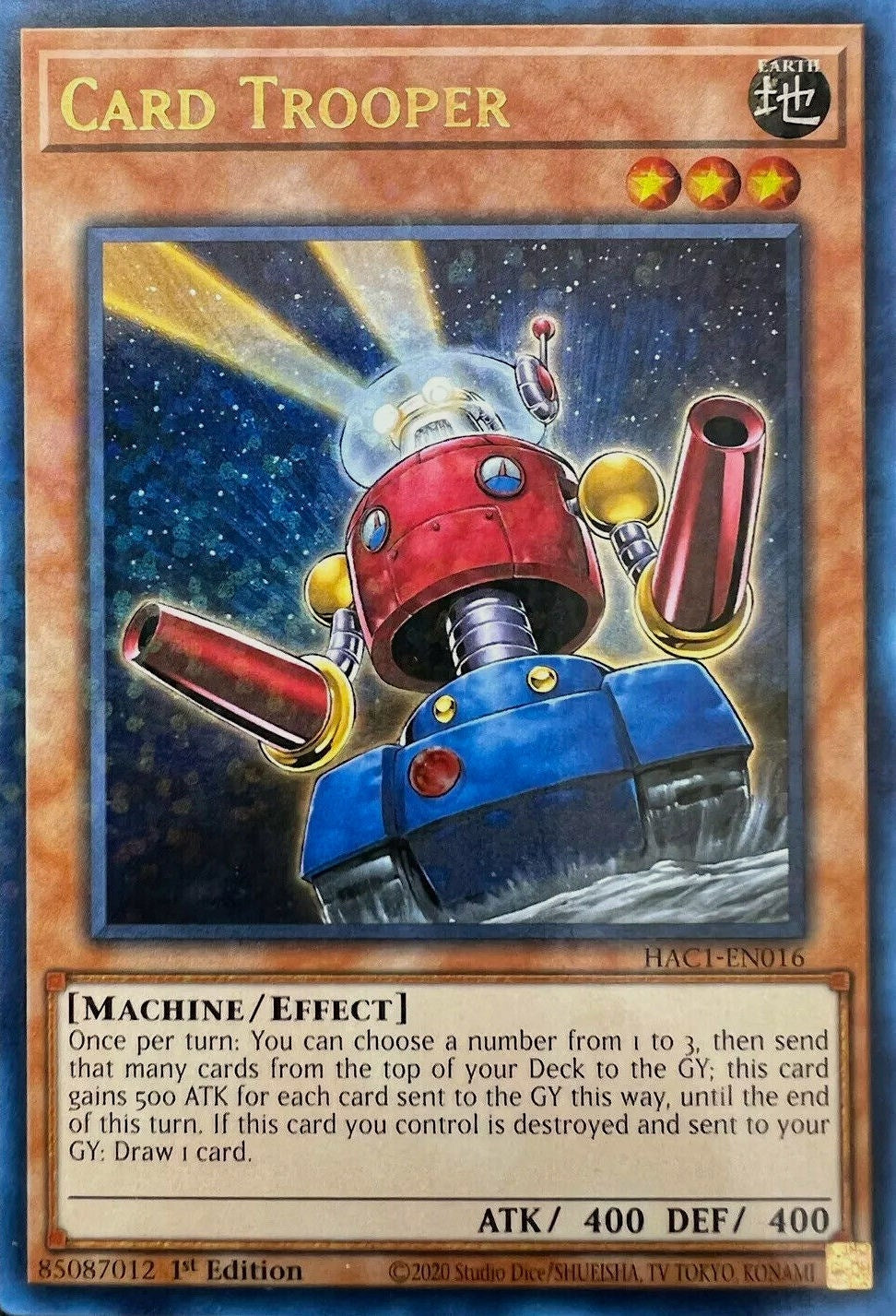 Card Trooper (Duel Terminal) (1016) (HAC1) - YuGiOh Single