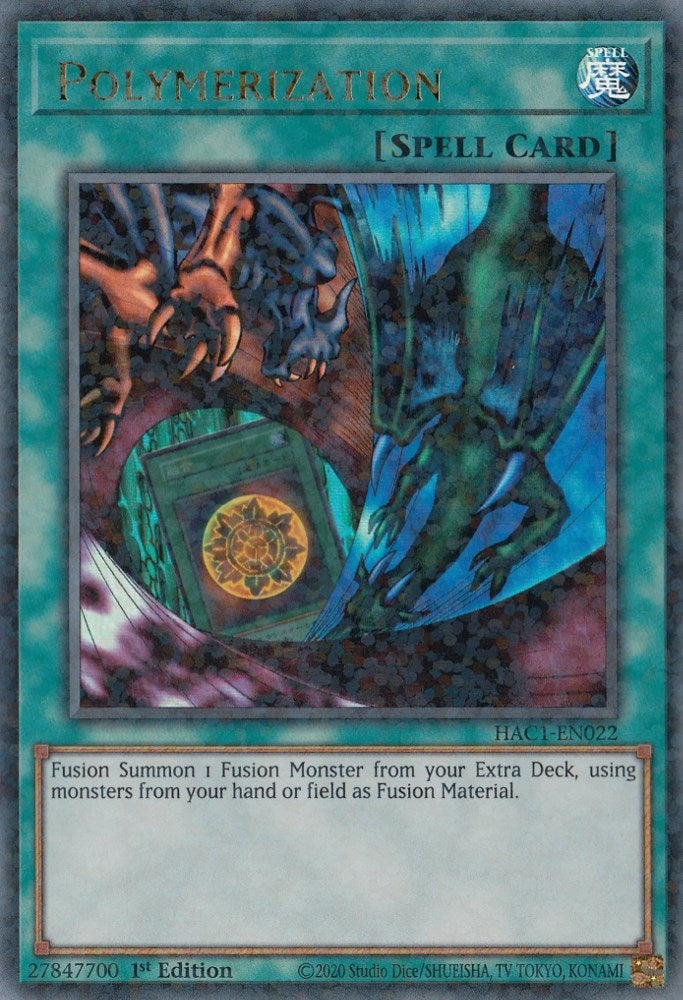 Polymerization (Duel Terminal) (1022) (HAC1) - YuGiOh Single