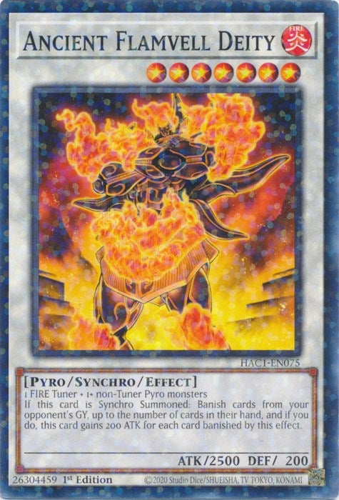 Ancient Flamvell Deity (Duel Terminal) (1075) (HAC1) - YuGiOh Single