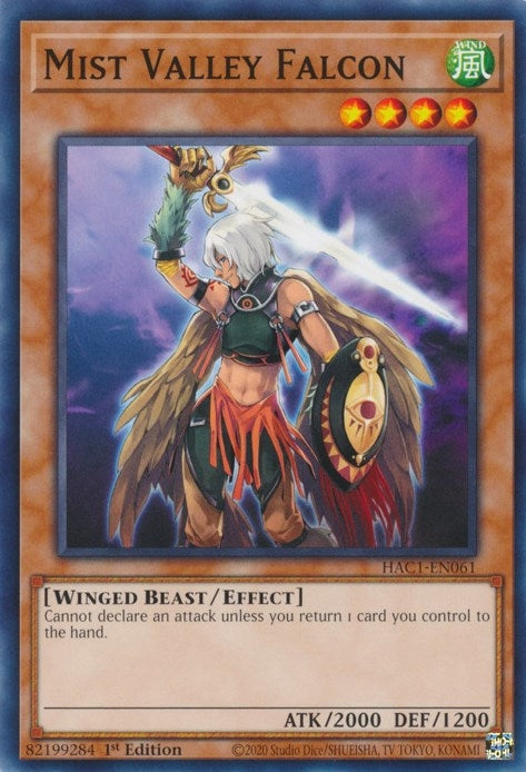 Mist Valley Falcon (1061) (HAC1) - YuGiOh Single