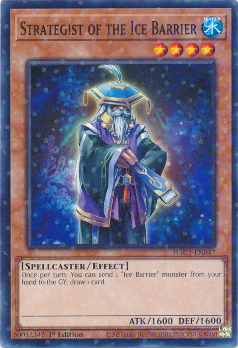 Strategist of the Ice Barrier (Duel Terminal) (1047) (HAC1) - YuGiOh Single