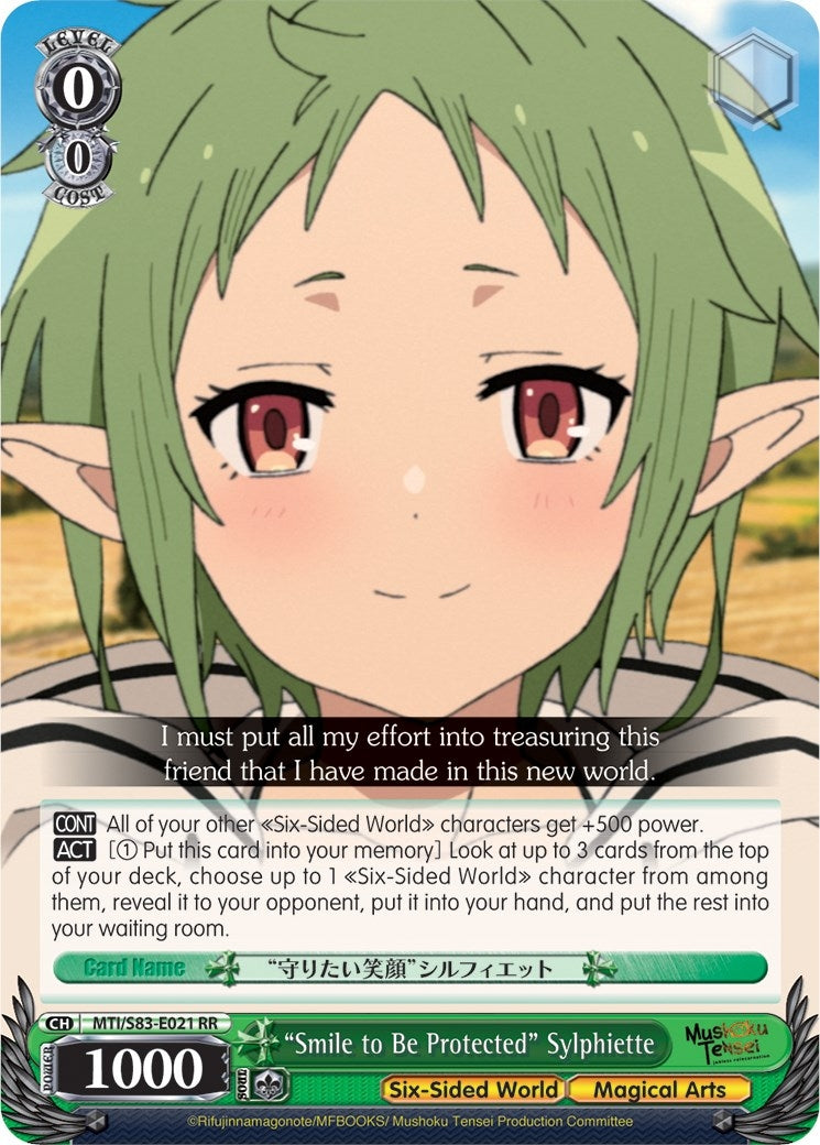 ’Smile to Be Protected’ Sylphiette (83021) [MTI/S83] - Weiss Schwarz Single