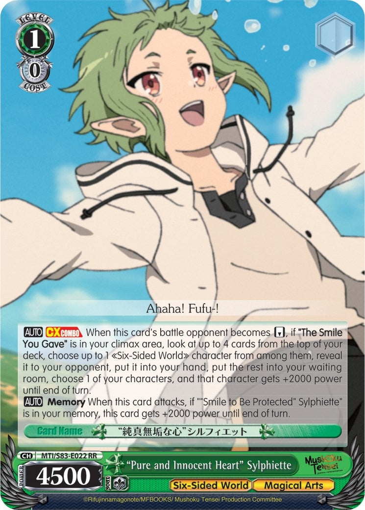 ’Pure and Innocent Heart’ Sylphiette (83022) [MTI/S83] - Weiss Schwarz Single