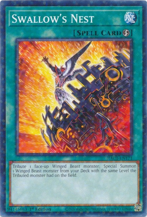 Swallow’s Nest (Duel Terminal) (1171) (HAC1) - YuGiOh Single