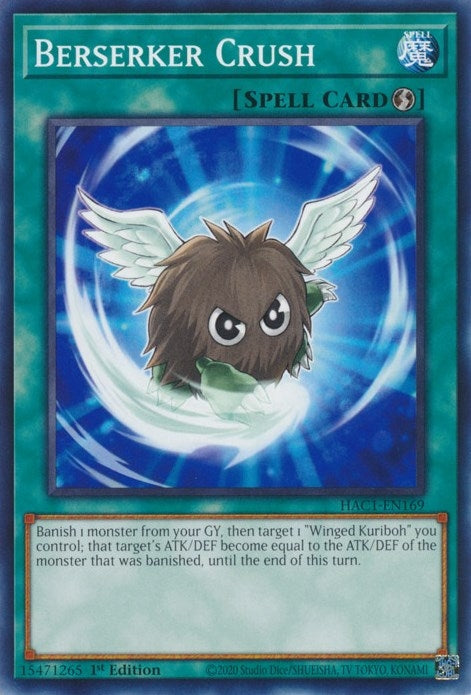 Berserker Crush (1169) (HAC1) - YuGiOh Single