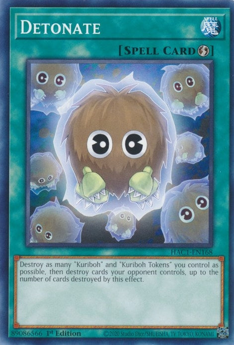 Detonate (1168) (HAC1) - YuGiOh Single