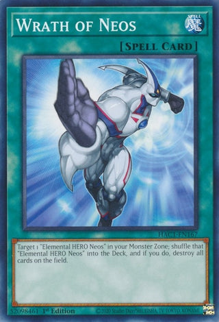 Wrath of Neos (1167) (HAC1) - YuGiOh Single