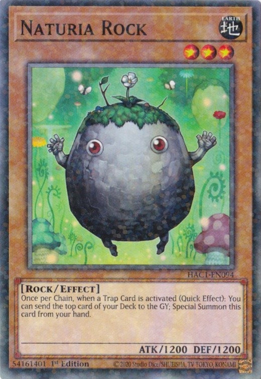 Naturia Rock (Duel Terminal) (1094) (HAC1) - YuGiOh Single