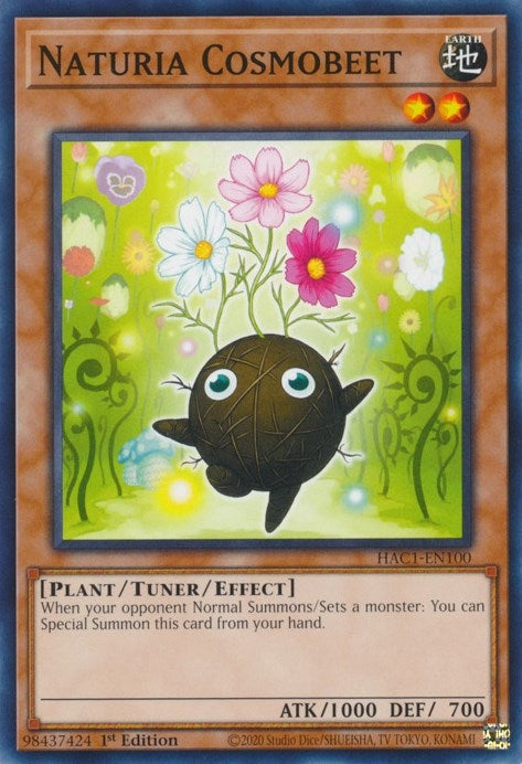Naturia Cosmobeet (1100) (HAC1) - YuGiOh Single