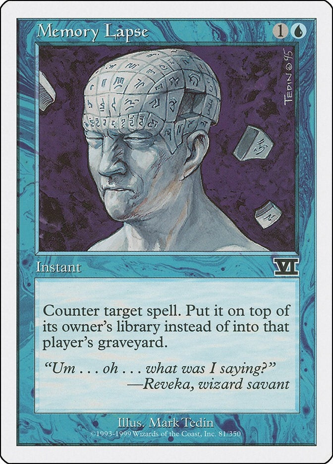 Memory Lapse (81) [6ED] - MTG Single