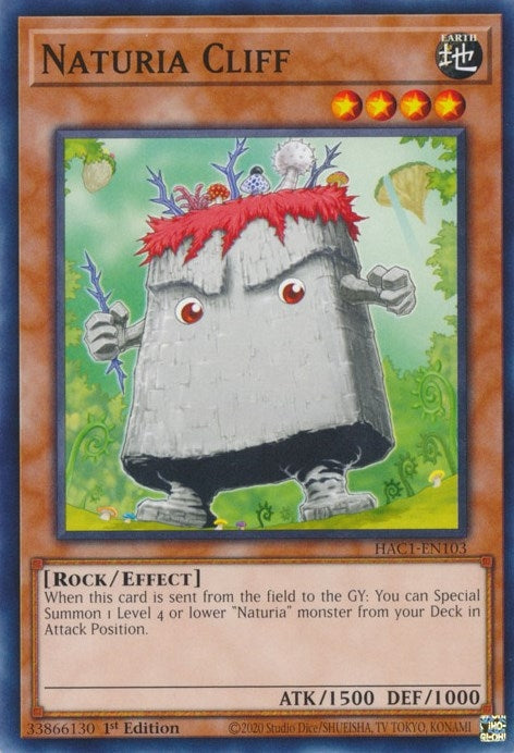 Naturia Cliff (1103) (HAC1) - YuGiOh Single