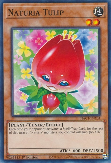 Naturia Tulip (1104) (HAC1) - YuGiOh Single