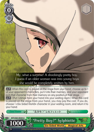 ’Pretty Boy?’ Sylphiette (83030) [MTI/S83] - Weiss Schwarz Single
