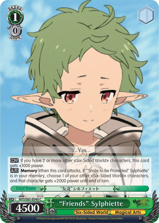 ’Friends’ Sylphiette (83040) [MTI/S83] - Weiss Schwarz Single