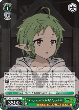 ’Studying with Rudy’ Sylphiette (83042) [MTI/S83] - Weiss Schwarz Single