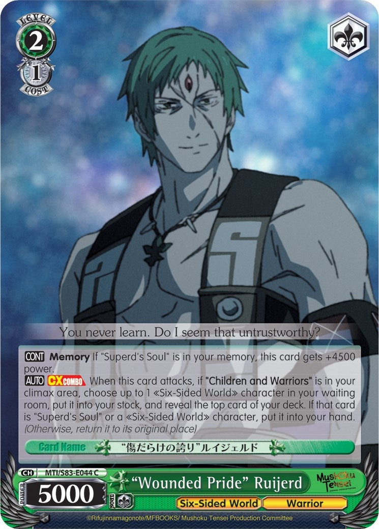 ’Wounded Pride’ Ruijerd (83044) [MTI/S83] - Weiss Schwarz Single
