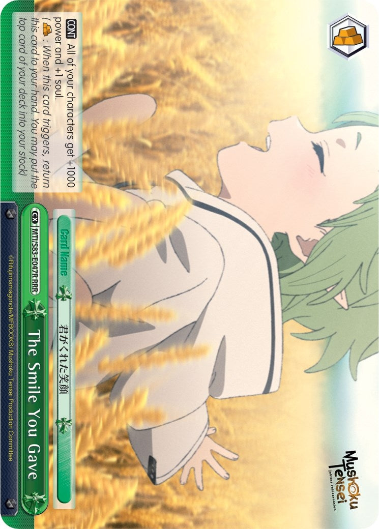 The Smile You Gave (RRR) (83047) [MTI/S83] - Weiss Schwarz Single