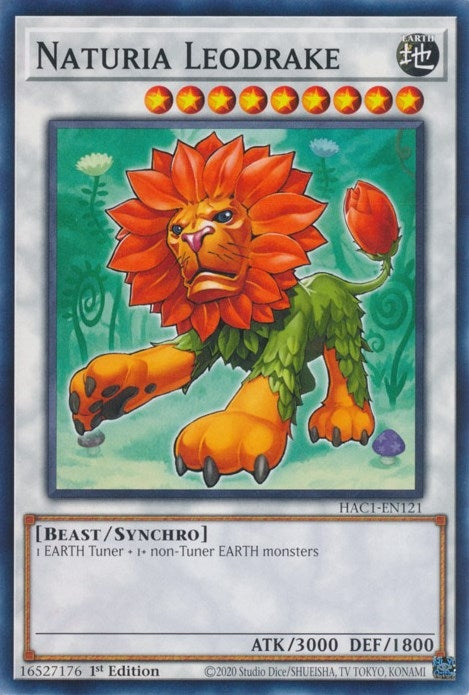 Naturia Leodrake (1121) (HAC1) - YuGiOh Single