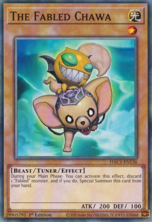 The Fabled Chawa (1136) (HAC1) - YuGiOh Single