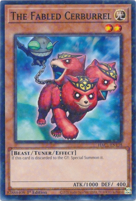 The Fabled Cerburrel (Duel Terminal) (1138) (HAC1) - YuGiOh Single
