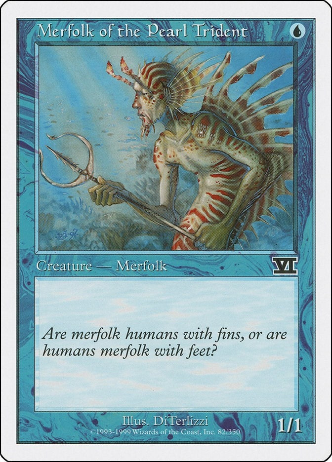 Merfolk of the Pearl Trident (82) [6ED] - MTG Single